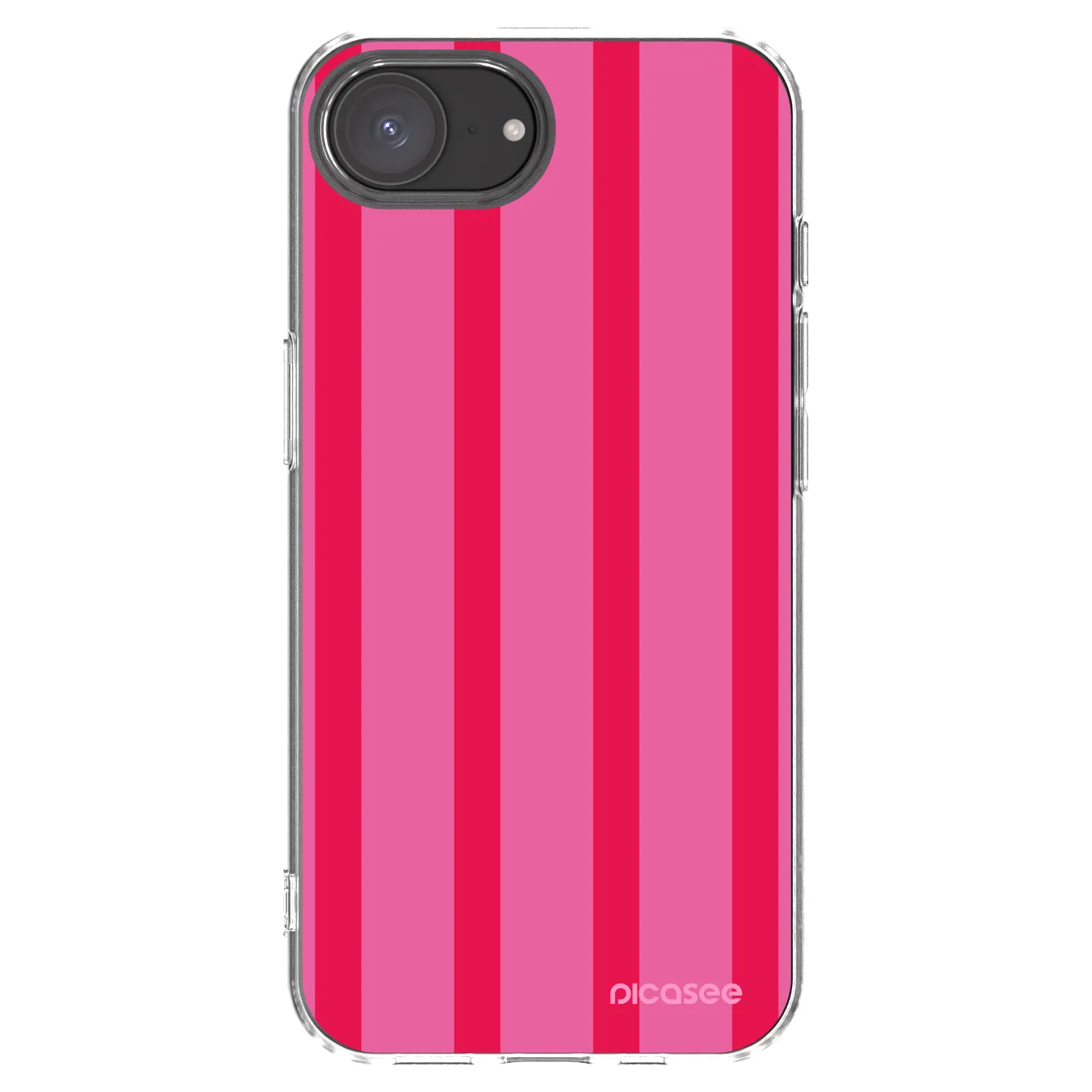 Picasee Apple iPhone 17e Hülle - Transparentes Silikon - Hot tropic