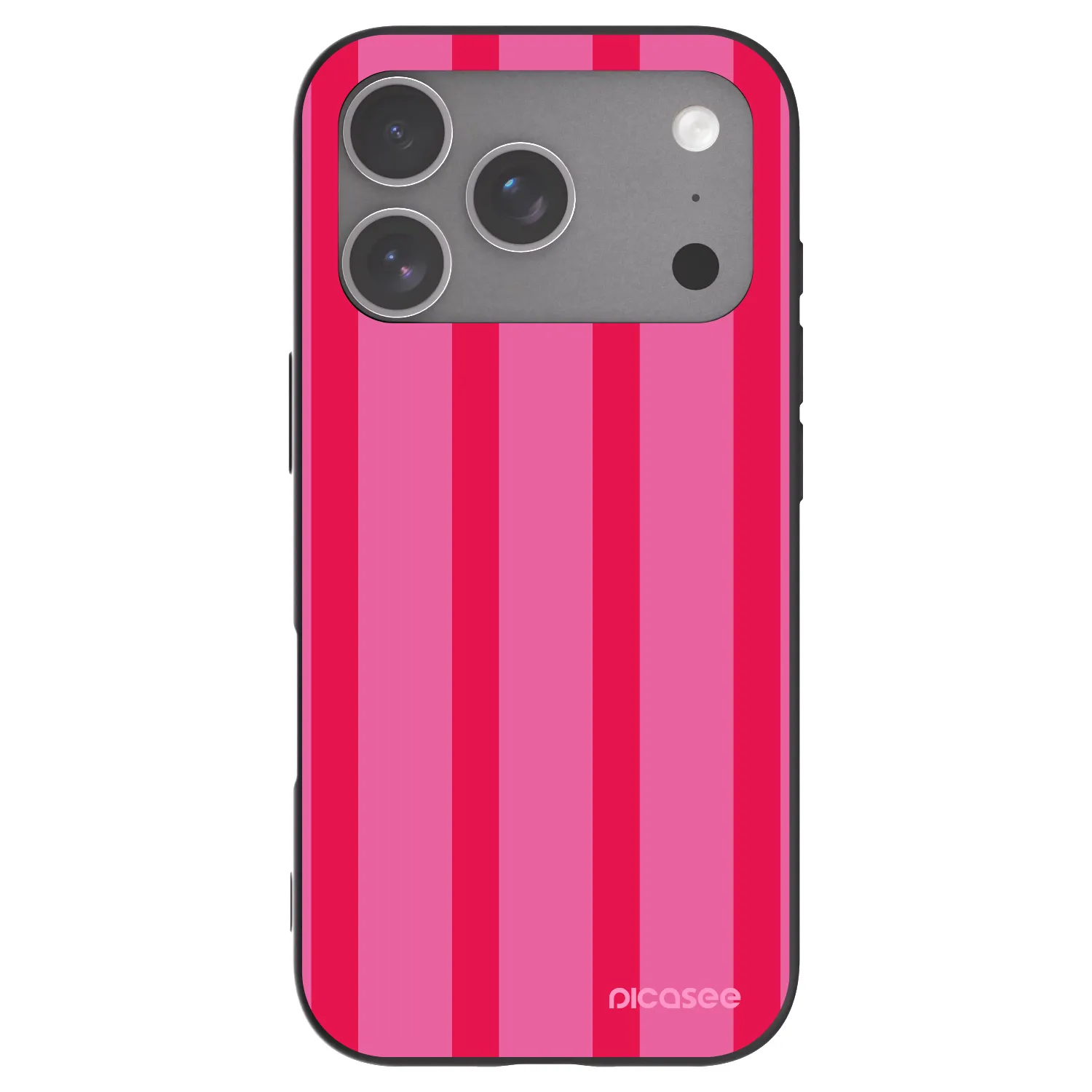 Picasee Apple iPhone 18 Pro Hülle - Schwarzes Silikon - Hot tropic