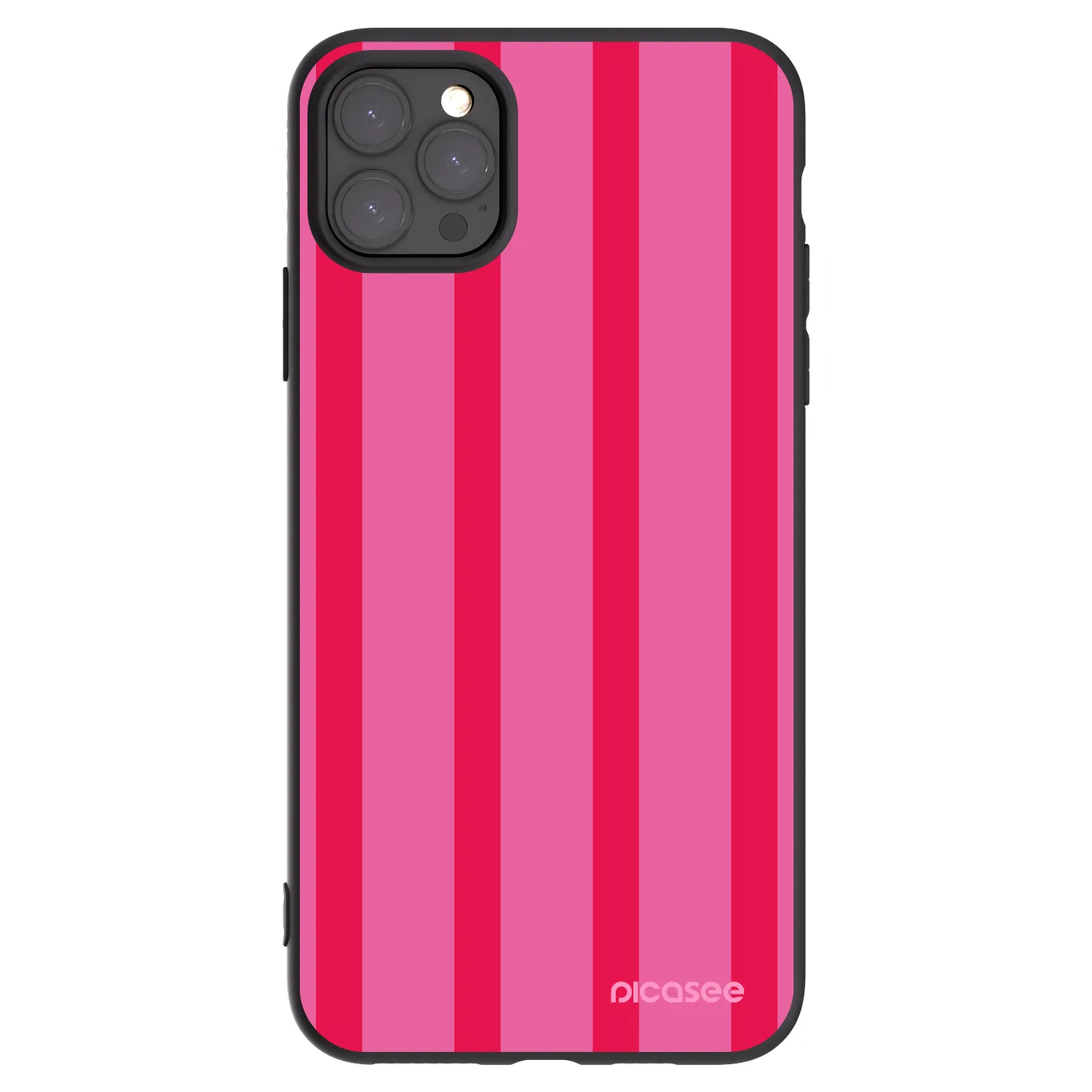 Picasee Apple iPhone 11 Pro Max Hülle - Schwarzes Silikon - Hot tropic