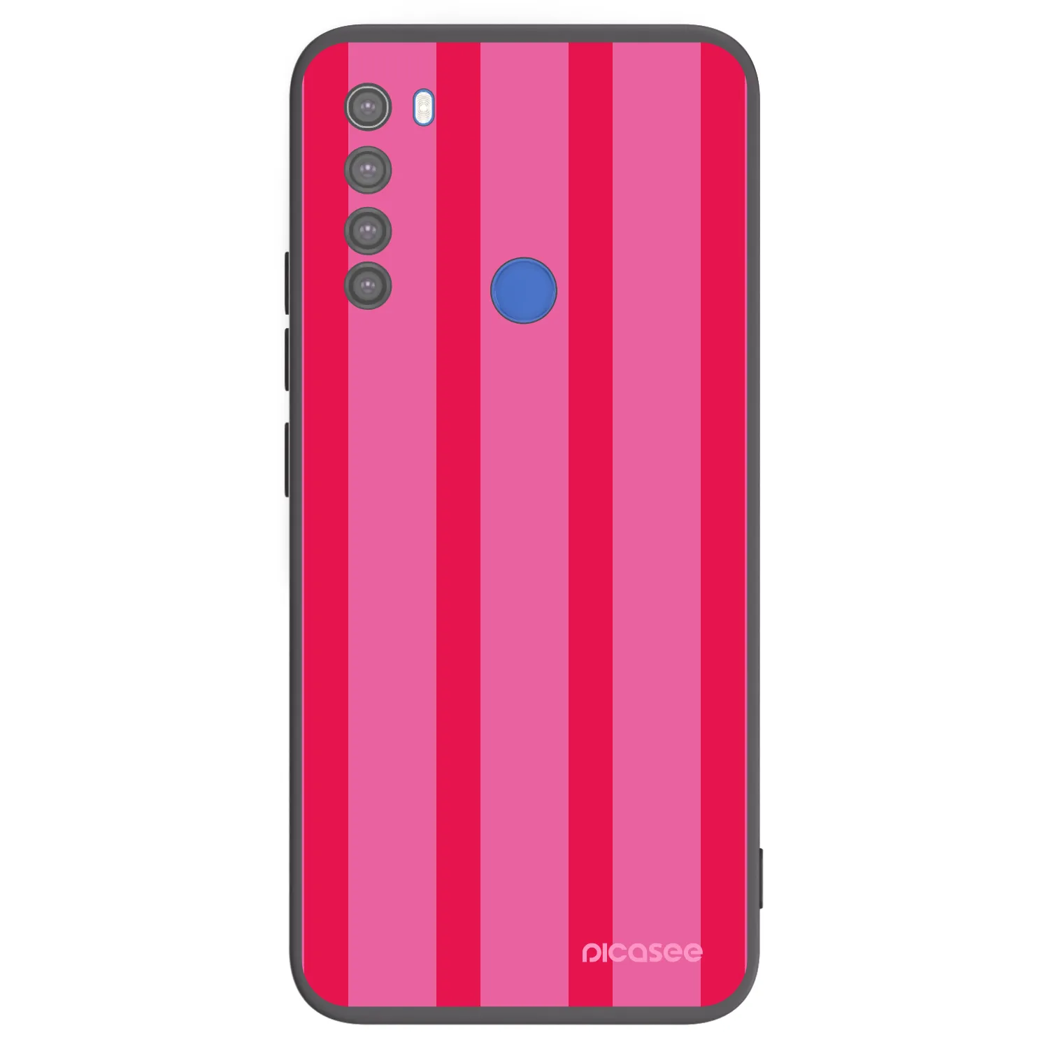 Picasee Xiaomi Redmi Note 8T Hülle - Schwarzes Silikon - Hot tropic