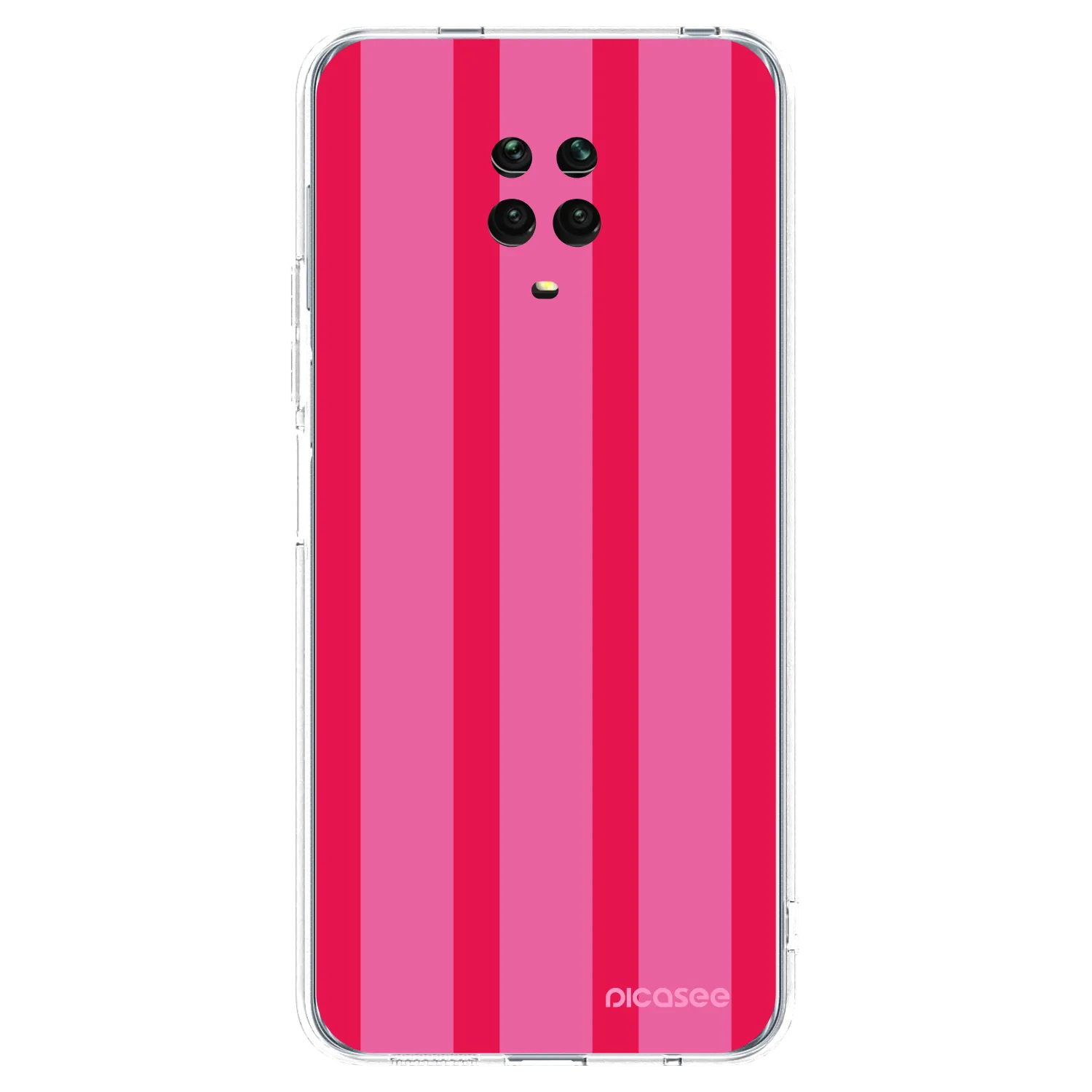 Picasee Xiaomi Redmi Note 9 Pro Hülle - Transparentes Silikon - Hot tropic