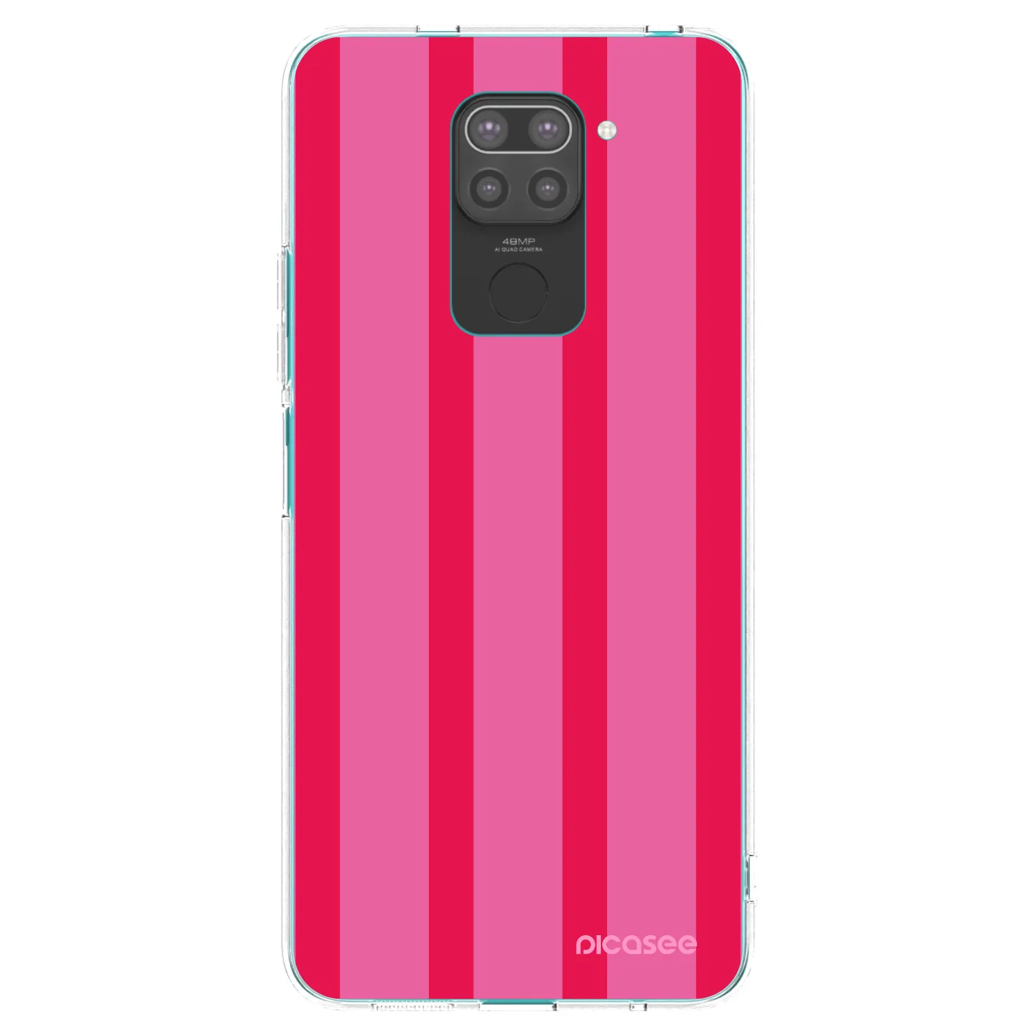 Picasee Xiaomi Redmi Note 9 Hülle - Schwarzes Silikon - Hot tropic