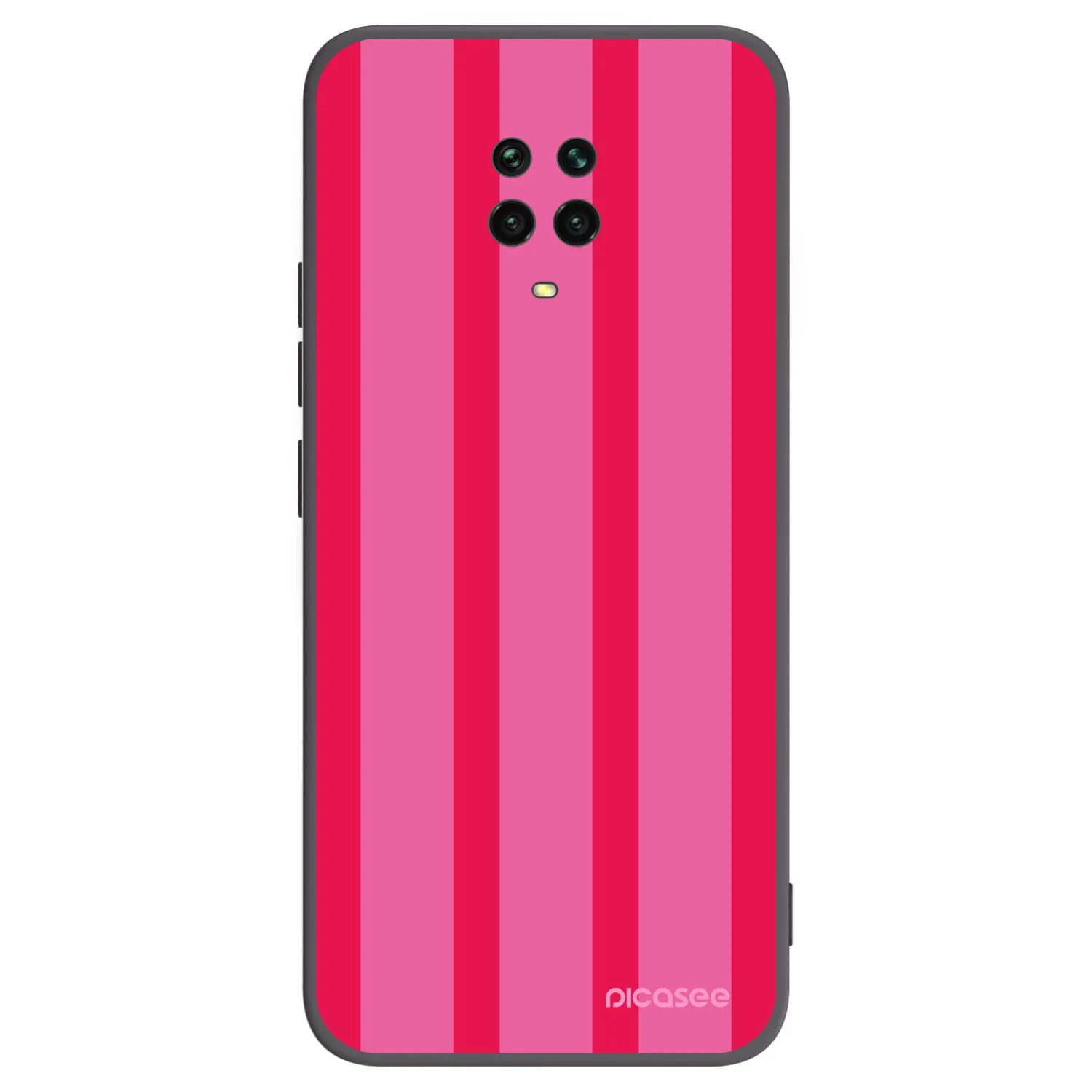 Picasee Xiaomi Redmi Note 9S Hülle - Schwarzes Silikon - Hot tropic