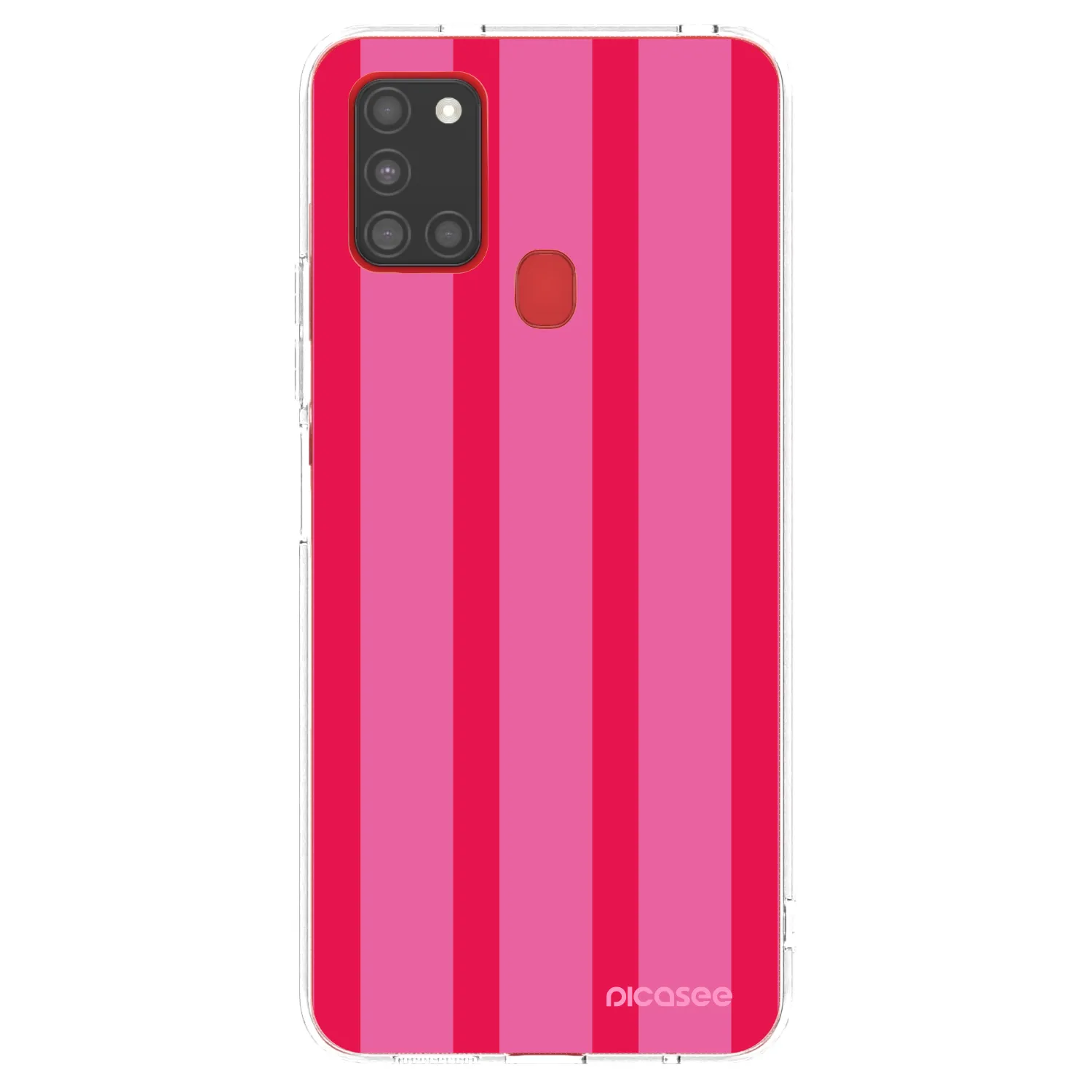 Picasee Samsung Galaxy A21s Hülle - Transparentes Silikon - Hot tropic