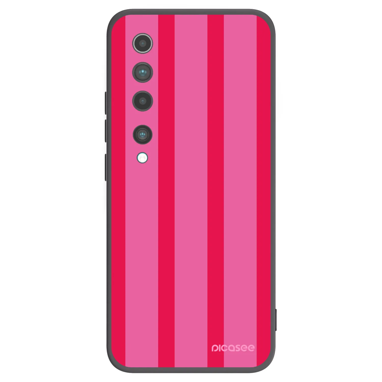 Picasee Xiaomi Mi 10 Hülle - Schwarzes Silikon - Hot tropic