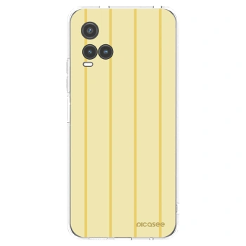 Picasee Vivo Y33s Hülle - Transparentes Silikon - Liquid sunshine