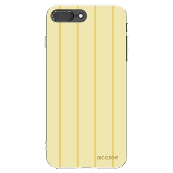 Picasee Apple iPhone 8 Plus Hülle - Transparentes Silikon - Liquid sunshine