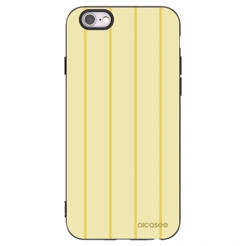Picasee Apple iPhone 6/6S Hülle - Schwarzes Silikon - Liquid sunshine