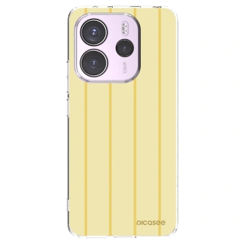 Picasee Xiaomi Redmi Note 14 4G Hülle - Transparentes Silikon - Liquid sunshine
