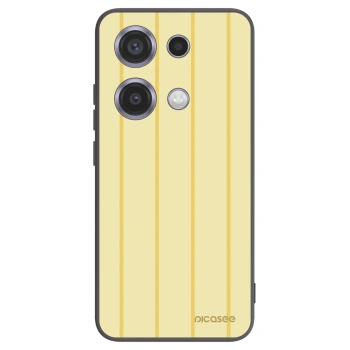 Picasee Xiaomi Redmi Note 14S Hülle - Schwarzes Silikon - Liquid sunshine