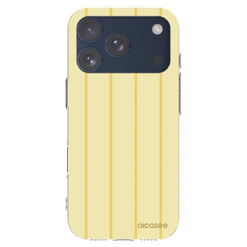 Picasee Apple iPhone 17 Pro Hülle - Transparentes Silikon - Liquid sunshine