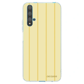 Picasee Huawei Nova 5T Hülle - Transparentes Silikon - Liquid sunshine