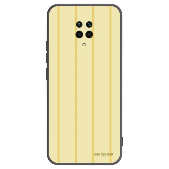 Picasee Xiaomi Redmi Note 9S Hülle - Schwarzes Silikon - Liquid sunshine