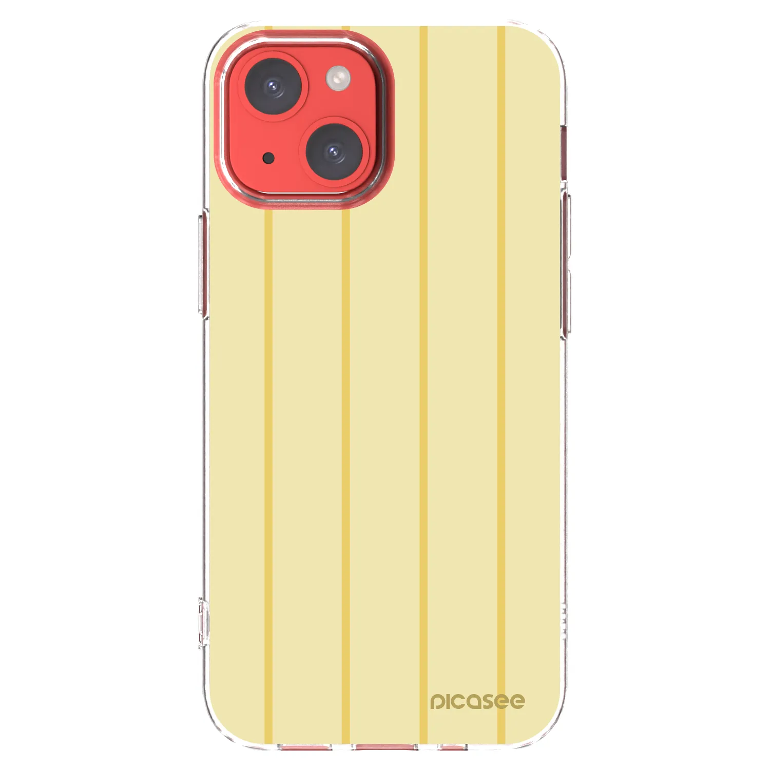 Picasee Apple iPhone 13 mini Hülle - Transparentes Silikon - Liquid sunshine