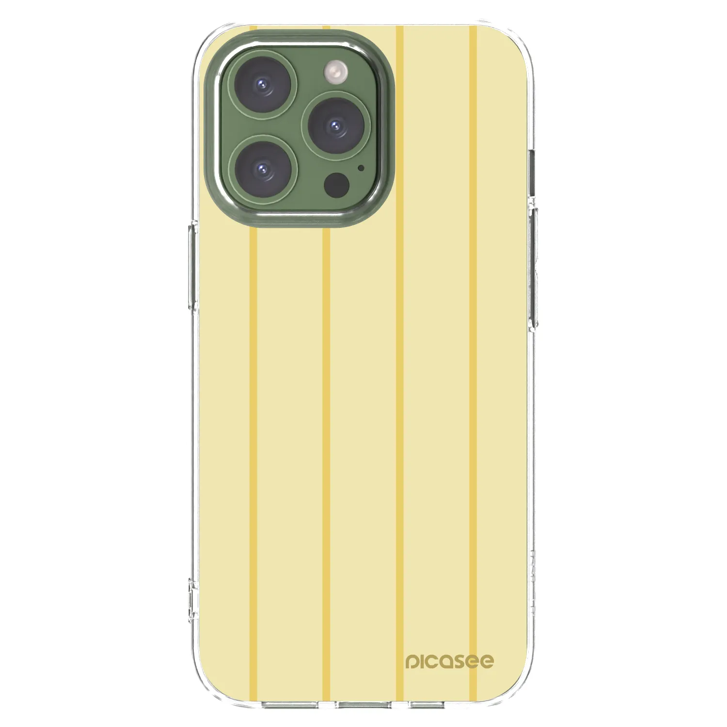 Picasee Apple iPhone 13 Pro Hülle - Transparentes Silikon - Liquid sunshine