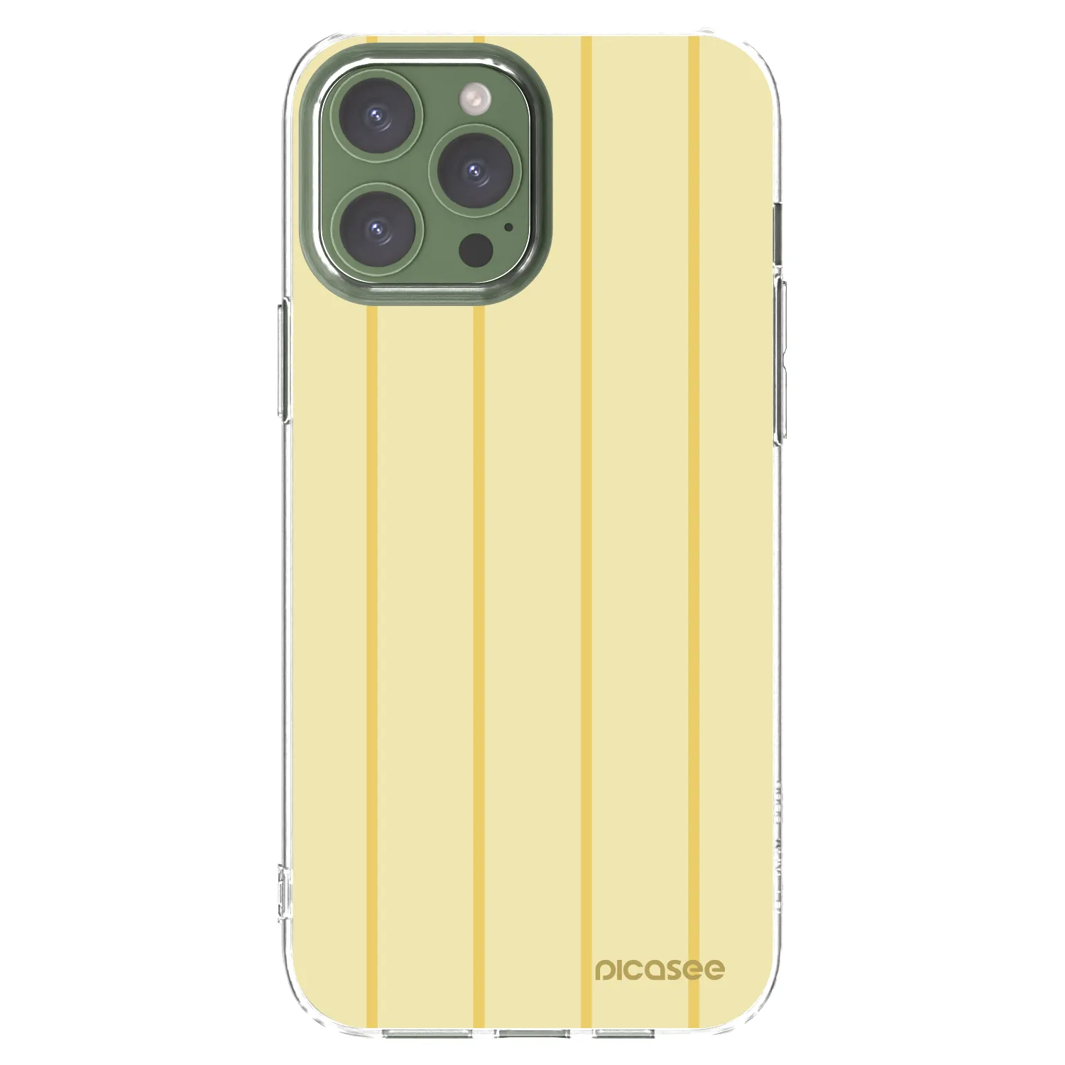Picasee Apple iPhone 13 Pro Max Hülle - Transparentes Silikon - Liquid sunshine