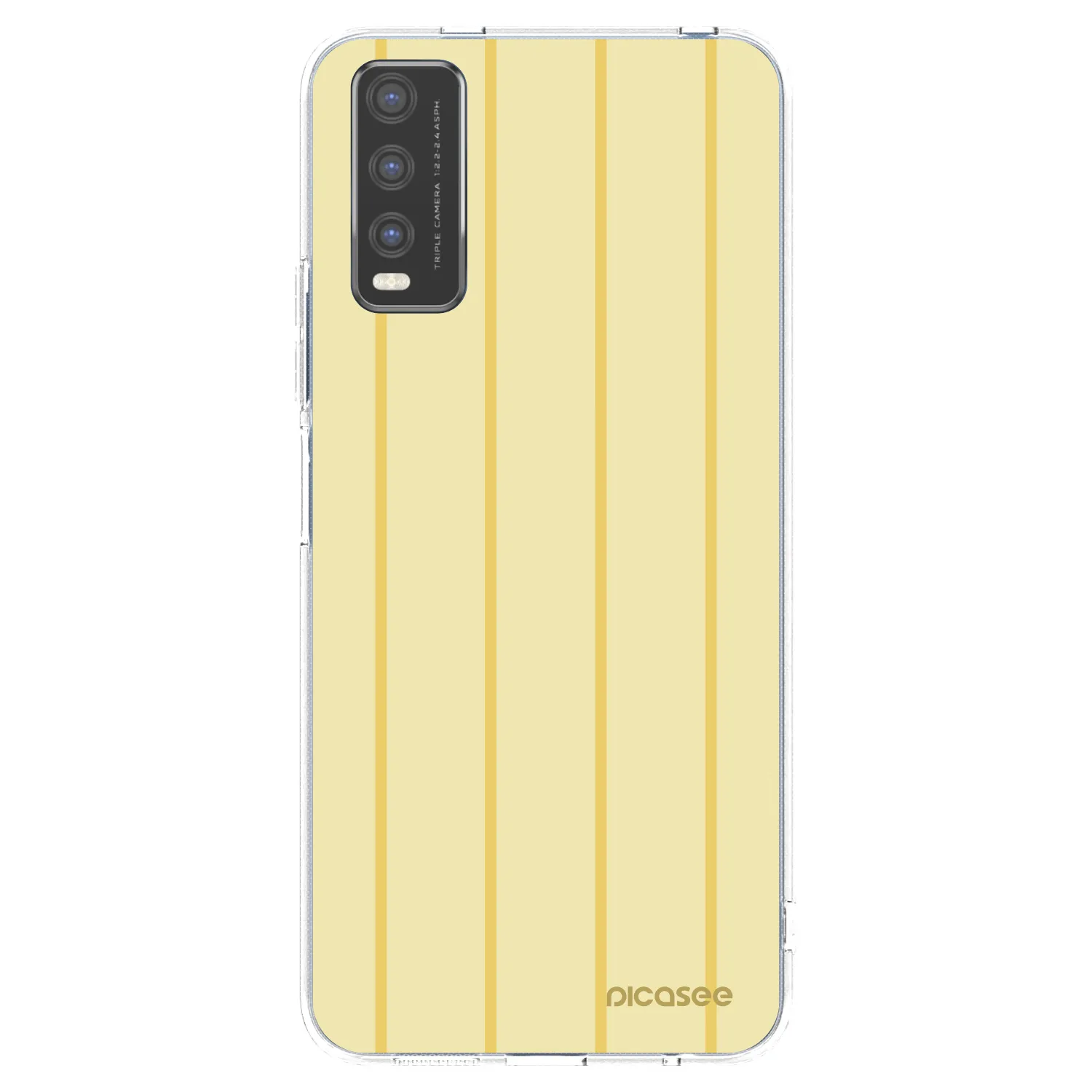 Picasee Vivo Y20s Hülle - Transparentes Silikon - Liquid sunshine