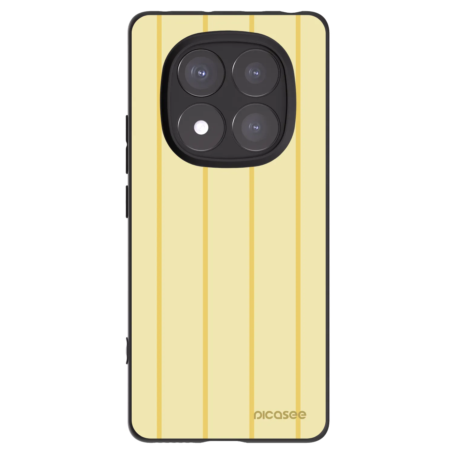 Picasee Xiaomi Redmi Note 14 Pro+ 5G Hülle - Schwarzes Silikon - Liquid sunshine