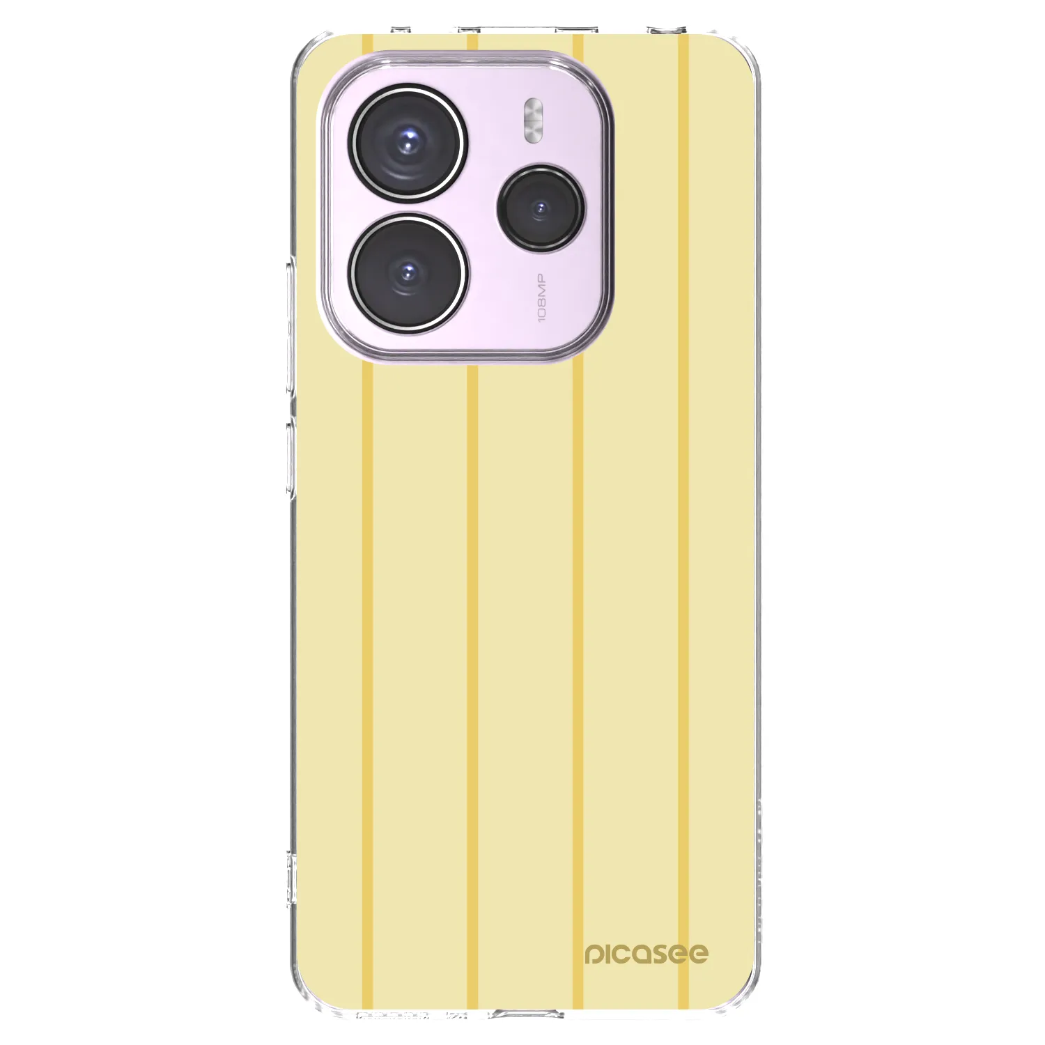 Picasee Xiaomi Redmi Note 14 5G Hülle - Transparentes Silikon - Liquid sunshine