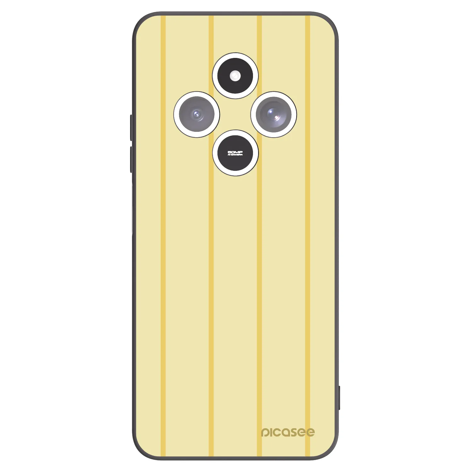Picasee Xiaomi Redmi 14C Hülle - Schwarzes Silikon - Liquid sunshine