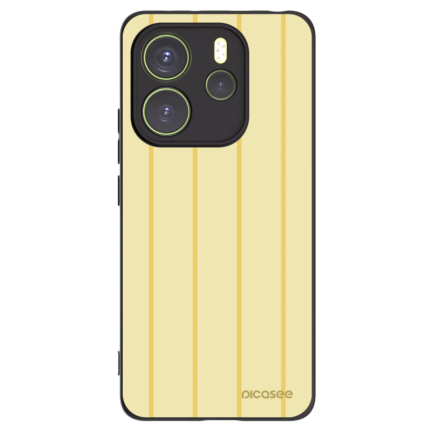 Picasee Xiaomi Redmi Note 14 4G Hülle - Schwarzes Silikon - Liquid sunshine