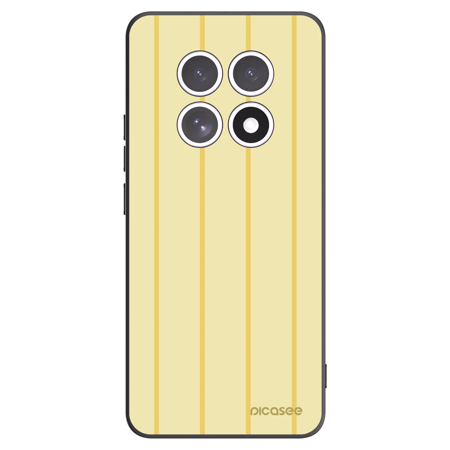 Picasee Xiaomi Redmi Note 15 4G Hülle - Schwarzes Silikon - Liquid sunshine