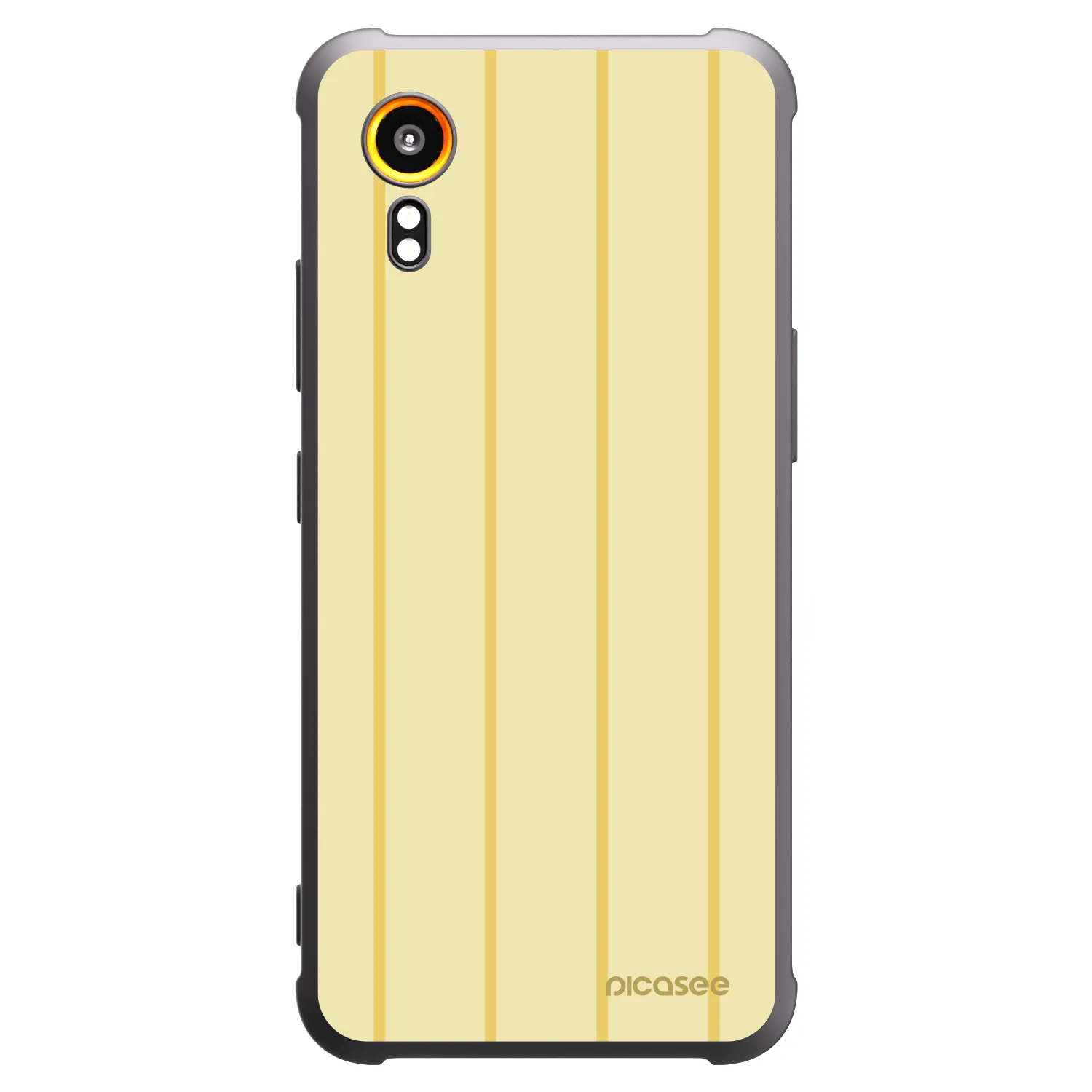 Picasee Samsung Galaxy Xcover 7 Hülle - Schwarzes Silikon - Liquid sunshine
