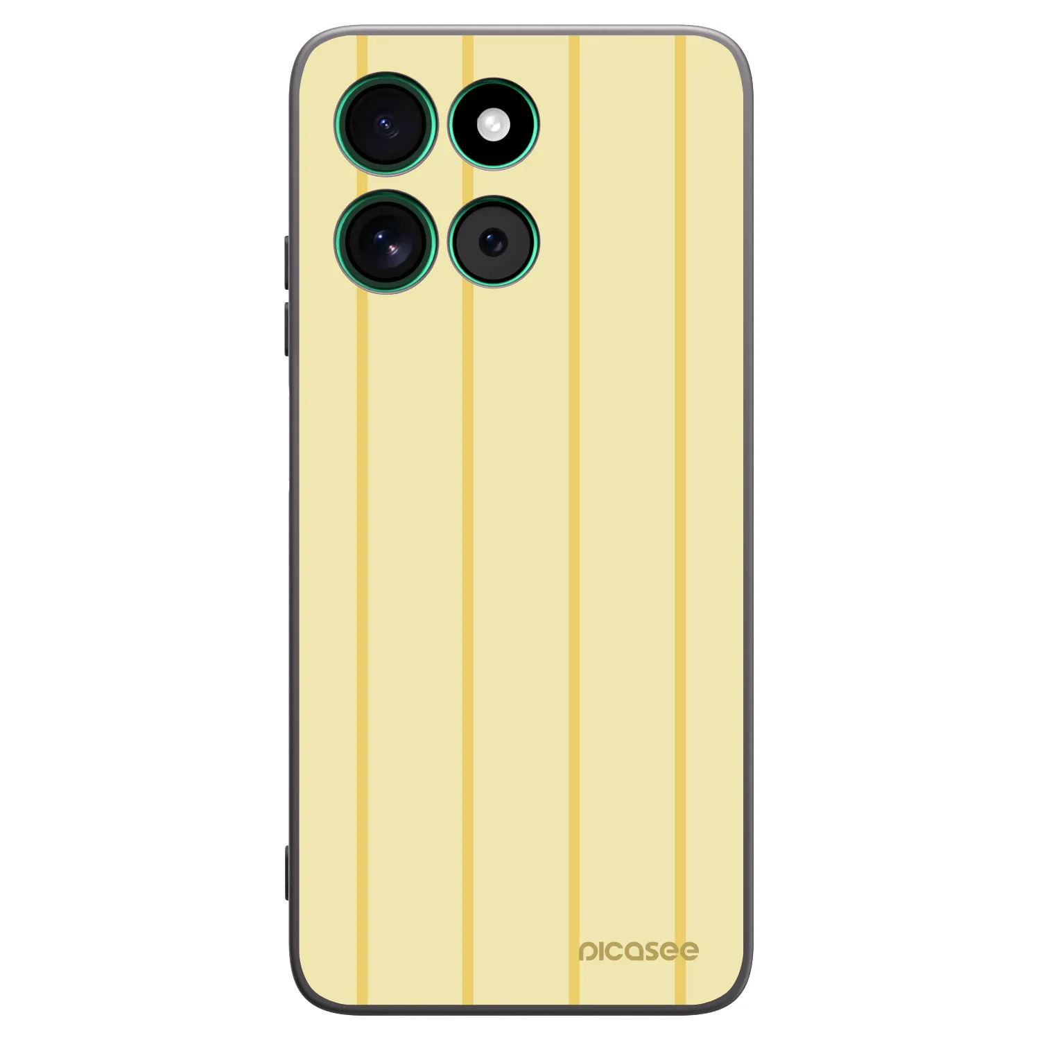 Picasee Motorola Moto G57 Power Hülle - Schwarzes Silikon - Liquid sunshine