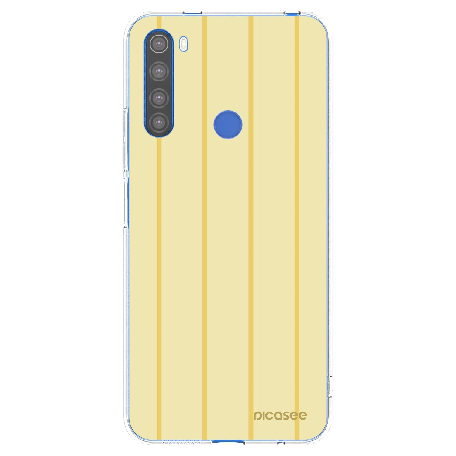 Picasee Xiaomi Redmi Note 8T Hülle - Transparentes Silikon - Liquid sunshine