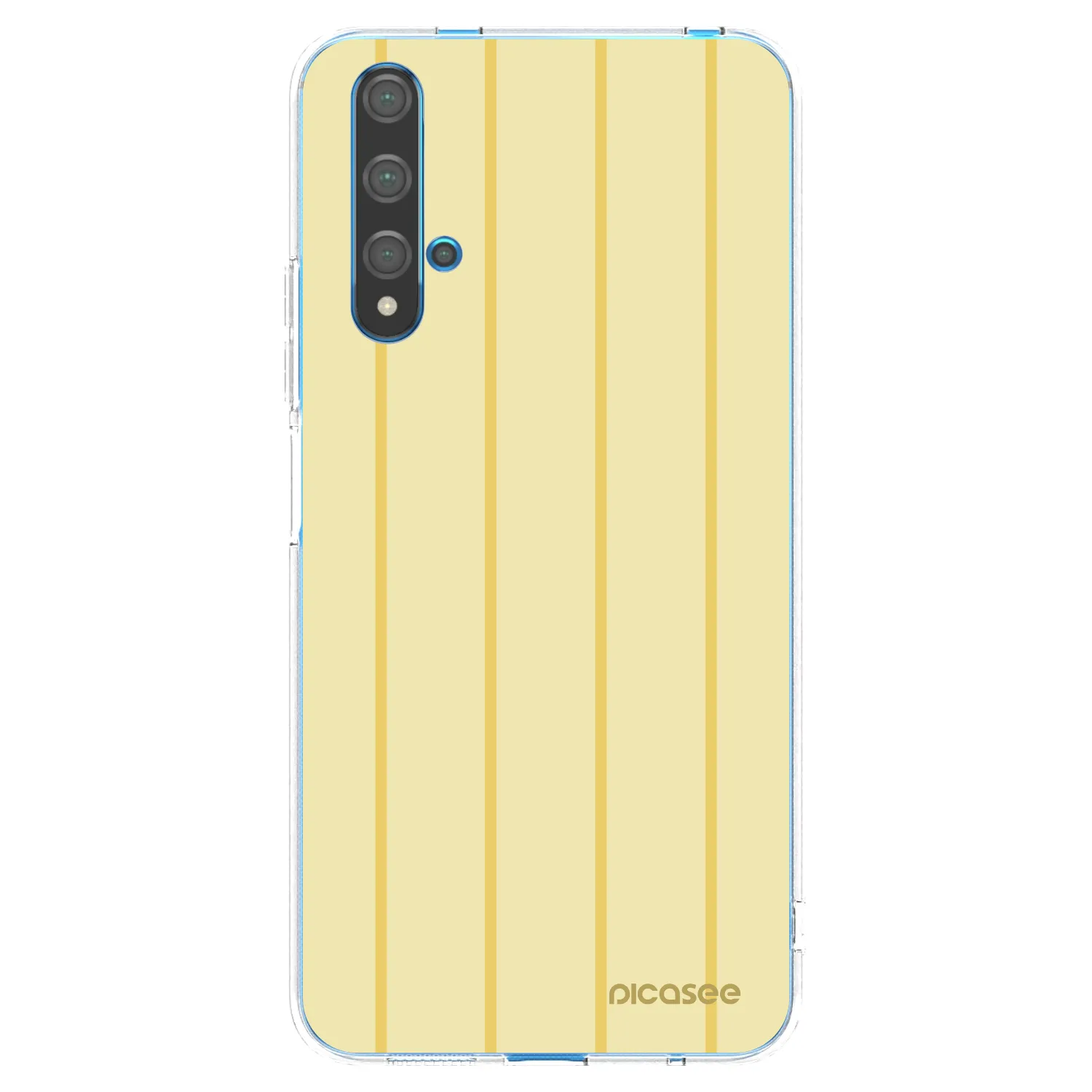 Picasee Huawei Nova 5T Hülle - Transparentes Silikon - Liquid sunshine