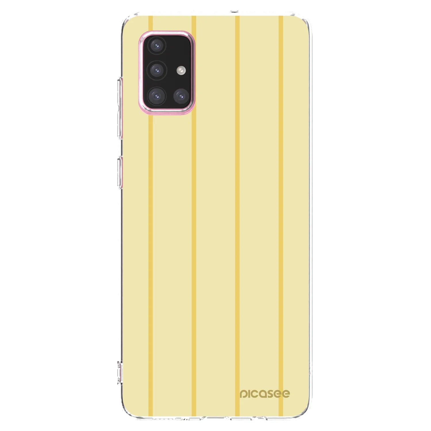 Picasee Samsung Galaxy A71 A715F Hülle - Transparentes Silikon - Liquid sunshine