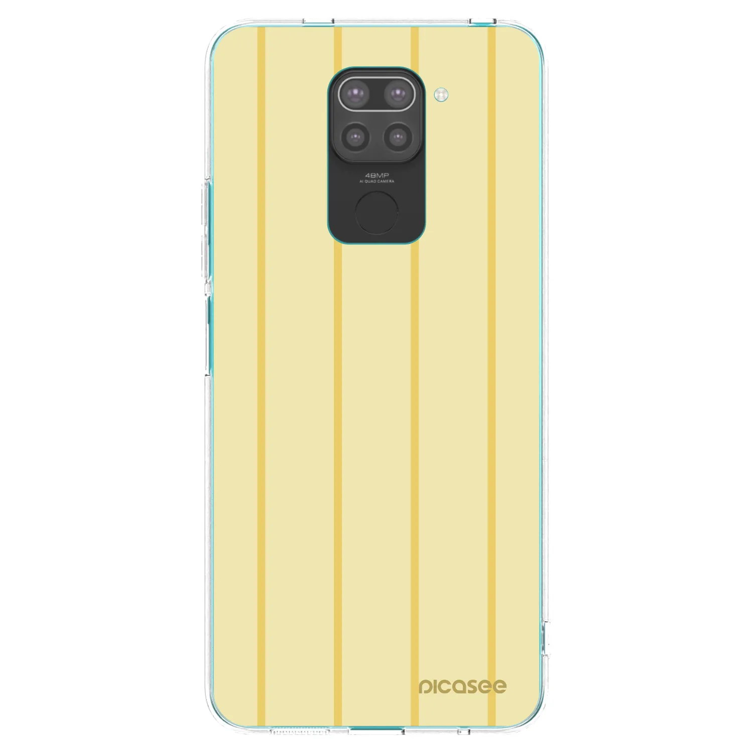Picasee Xiaomi Redmi Note 9 Hülle - Schwarzes Silikon - Liquid sunshine