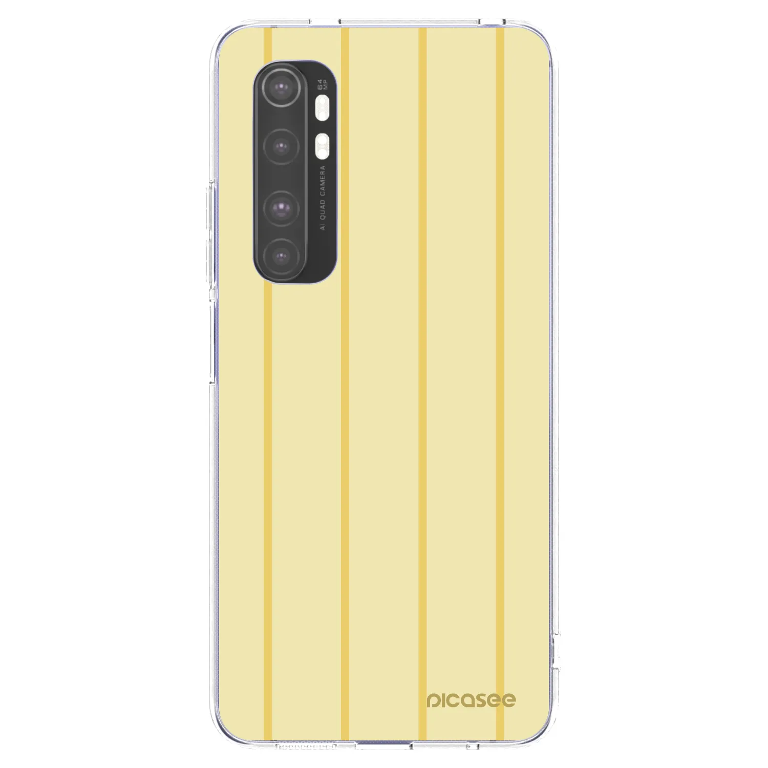 Picasee Xiaomi Mi Note 10 Lite Hülle - Transparentes Silikon - Liquid sunshine