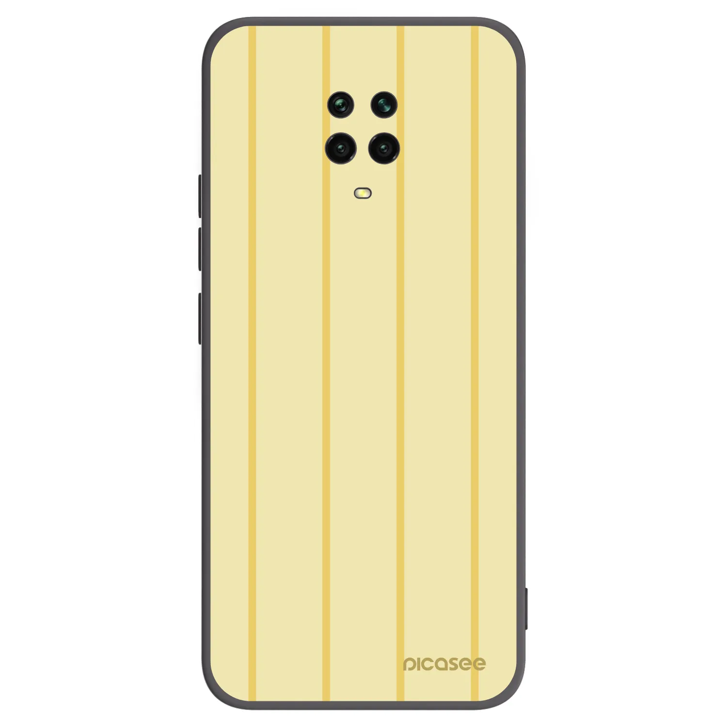 Picasee Xiaomi Redmi Note 9S Hülle - Schwarzes Silikon - Liquid sunshine