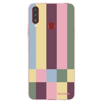 Picasee Samsung Galaxy A20s Hülle - Transparentes Silikon - Lobby tiles
