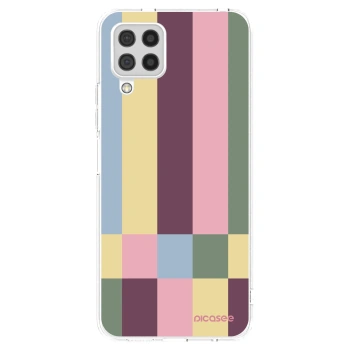 Picasee Samsung Galaxy A22 A225F 4G Hülle - Transparentes Silikon - Lobby tiles