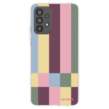 Picasee Samsung Galaxy A73 5G Hülle - Transparentes Silikon - Lobby tiles