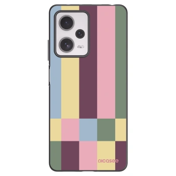 Picasee Xiaomi Redmi Note 12 Pro+ 5G Hülle - Schwarzes Silikon - Lobby tiles