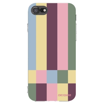 Picasee Apple iPhone 8 Hülle - Transparentes Silikon - Lobby tiles