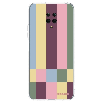 Picasee Xiaomi Redmi Note 9 Pro Hülle - Transparentes Silikon - Lobby tiles