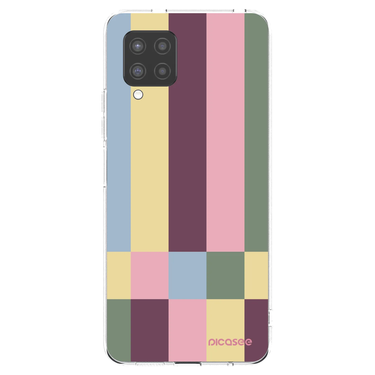 Picasee Samsung Galaxy A42 A426B Hülle - Transparentes Silikon - Lobby tiles