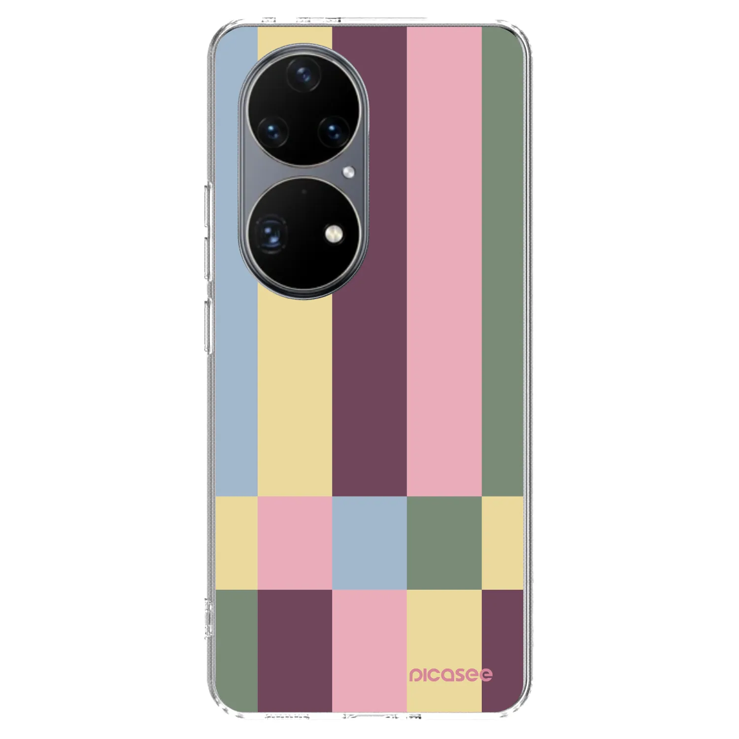 Picasee Huawei P50 Hülle - Transparentes Silikon - Lobby tiles