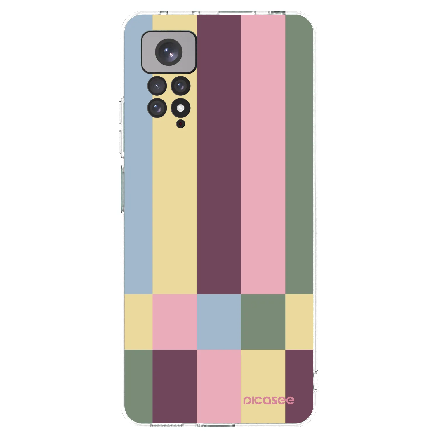 Picasee Xiaomi Redmi Note 11 Hülle - Transparentes Silikon - Lobby tiles