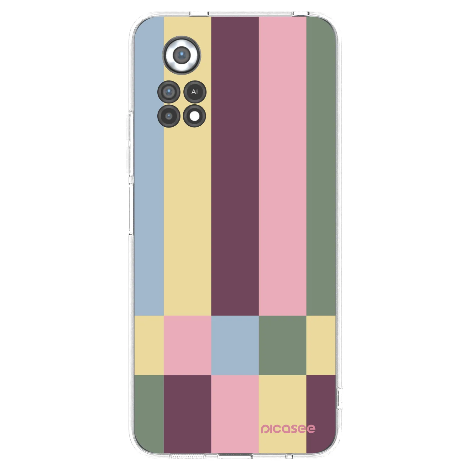 Picasee Xiaomi Poco X4 Pro 5G Hülle - Transparentes Silikon - Lobby tiles