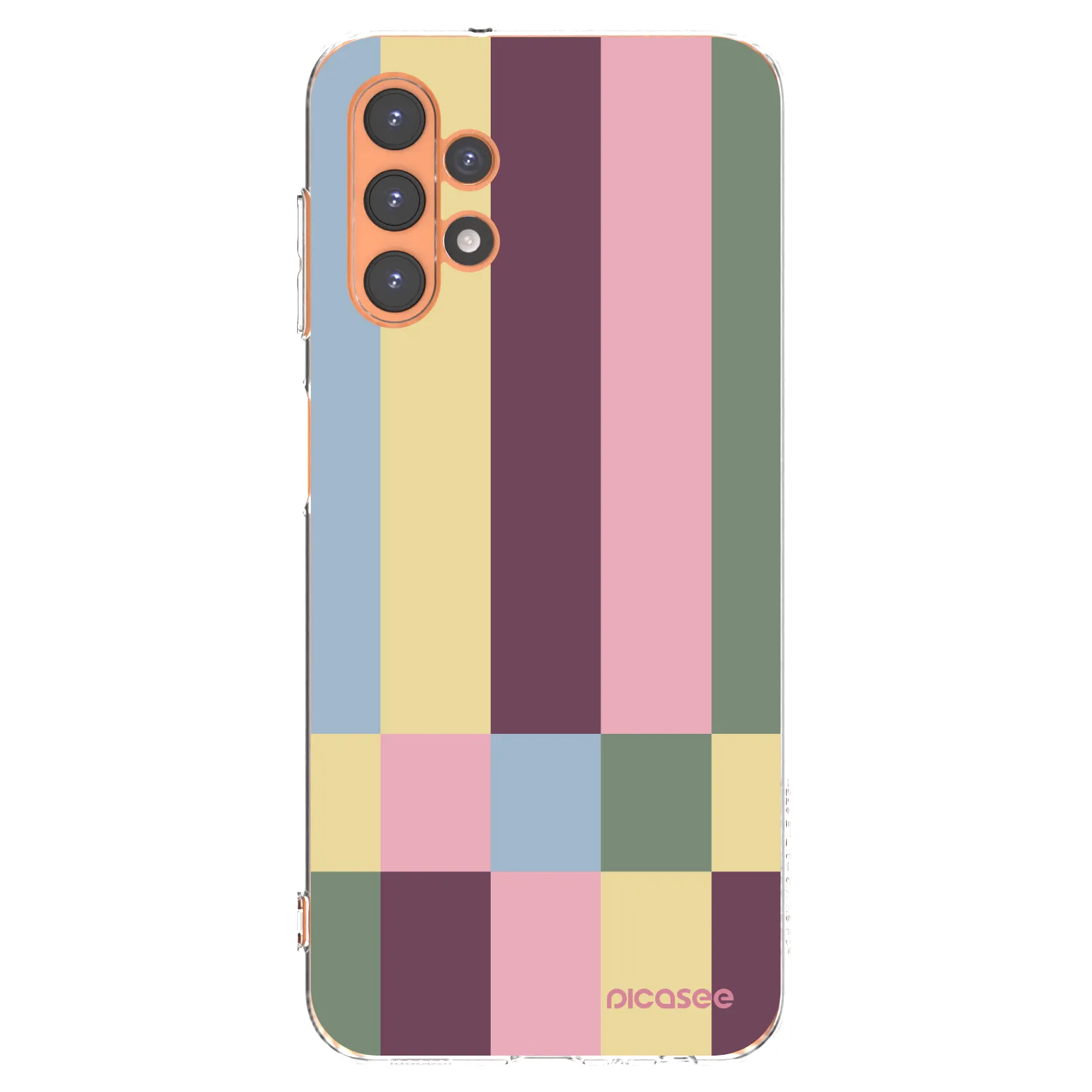 Picasee Samsung Galaxy A13 4G A135 Hülle - Transparentes Silikon - Lobby tiles