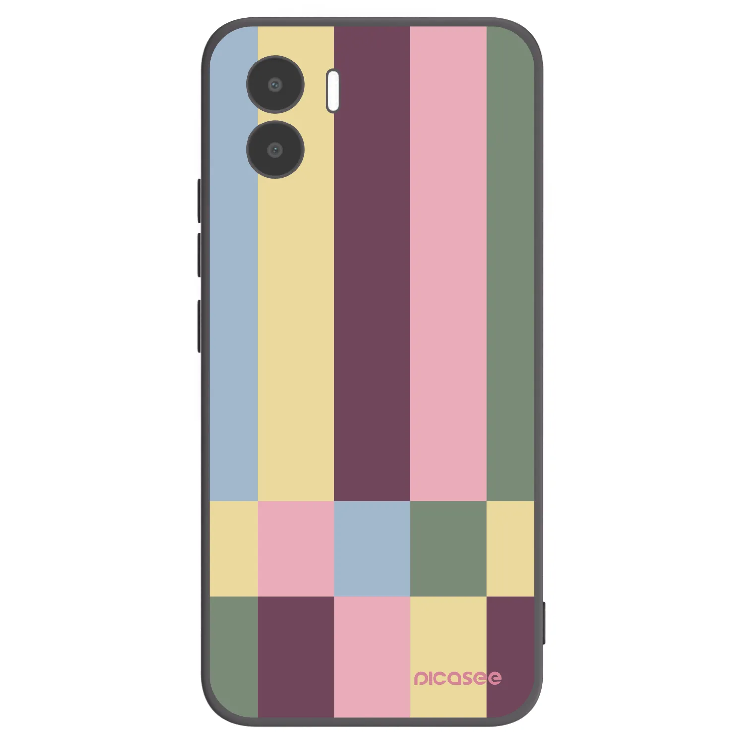 Picasee Xiaomi Redmi A1 Hülle - Schwarzes Silikon - Lobby tiles
