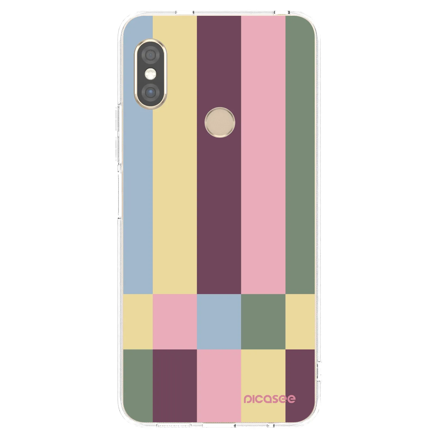 Picasee Xiaomi Redmi Note 5 Global Hülle - Transparentes Silikon - Lobby tiles