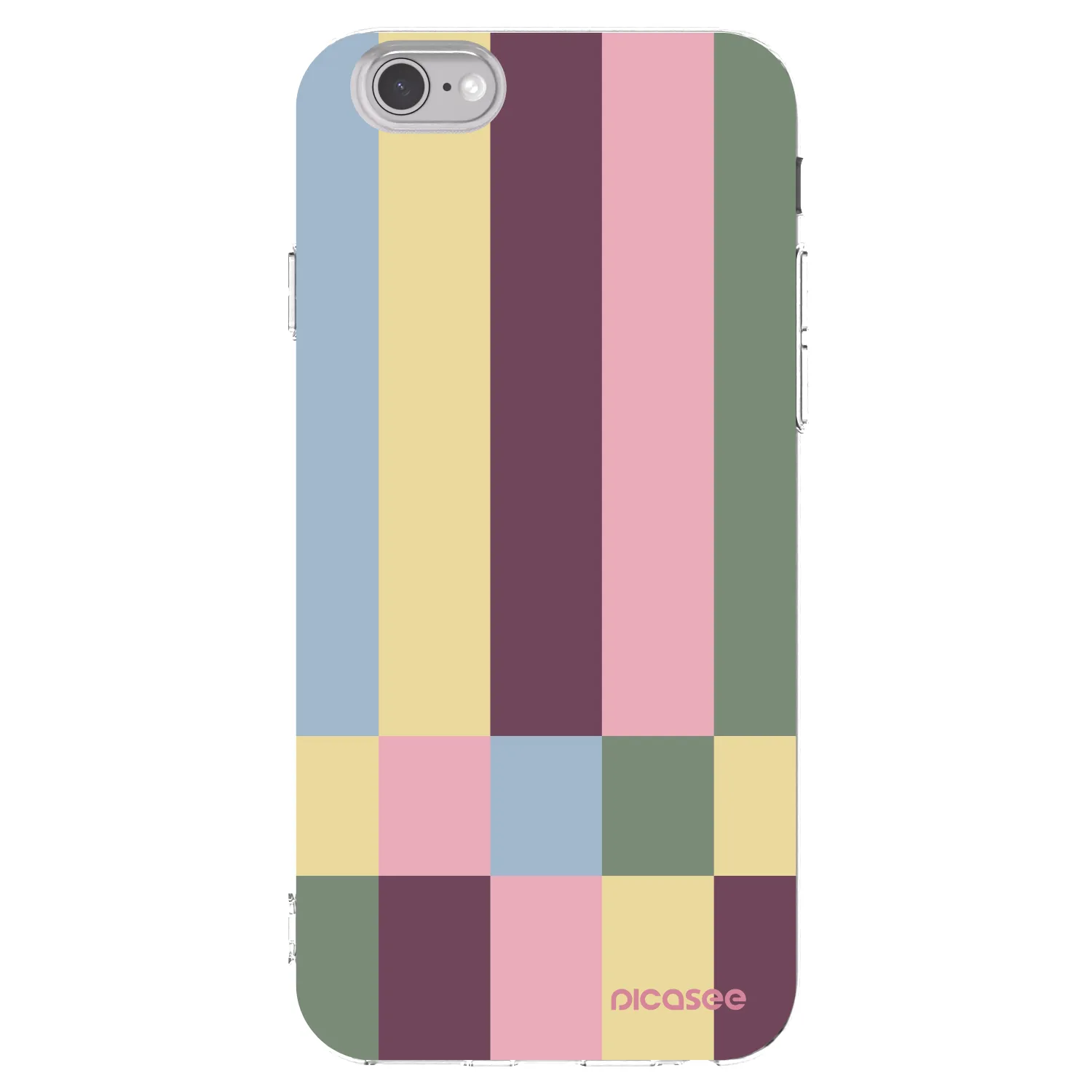 Picasee Apple iPhone 6/6S Hülle - Transparentes Silikon - Lobby tiles