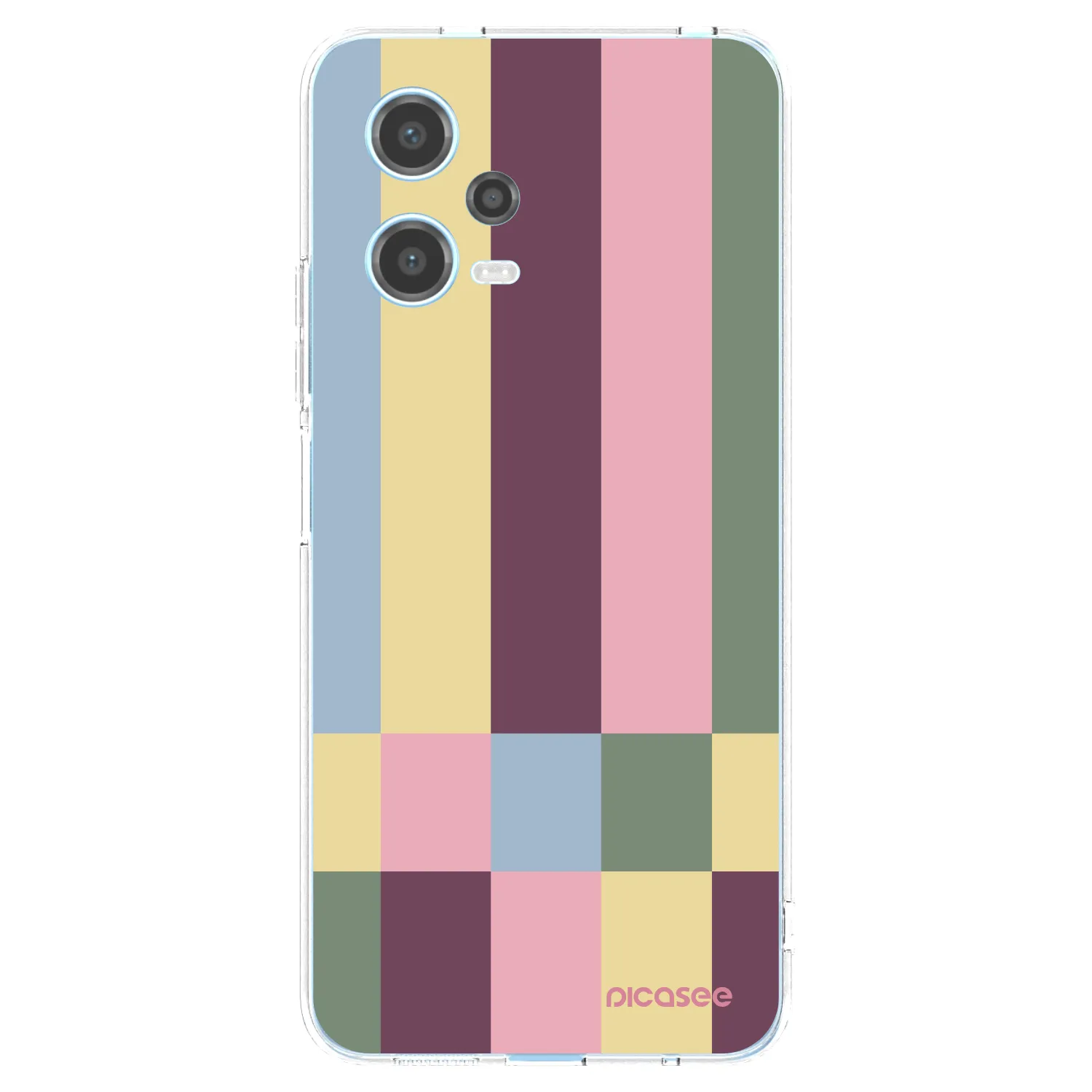 Picasee Xiaomi Redmi Note 12 5G Hülle - Transparentes Silikon - Lobby tiles