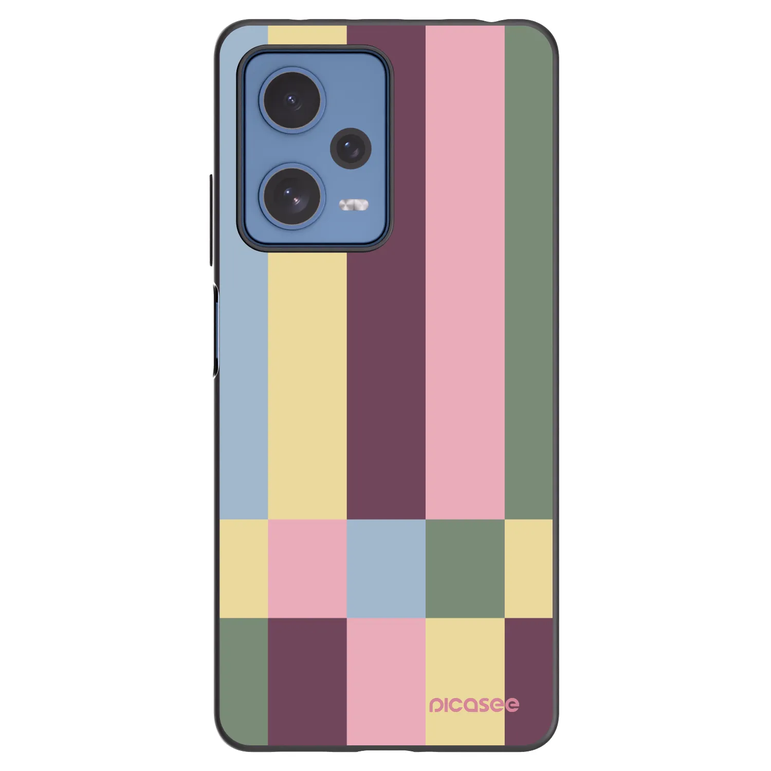 Picasee Xiaomi Redmi Note 12 Pro 5G Hülle - Schwarzes Silikon - Lobby tiles